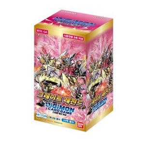 디지몬카드 부스터4탄 그레이트 레전드/ BTK-04 박스/DIGIMON GREAT LEGEND BOX