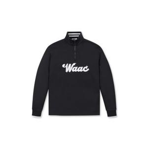 WAAC(왁골프)Men WAAC Logo Half Zip_WMTBS24121BKX