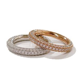 [925 Silver]VIVI Eternity Pave Ring