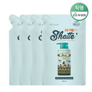 무궁화 샤워때비누 사해소금 450ml(리필) x 4개[33277871]