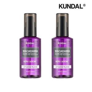 쿤달 마카다미아 울트라 헤어세럼 일랑일랑 100ml x2개