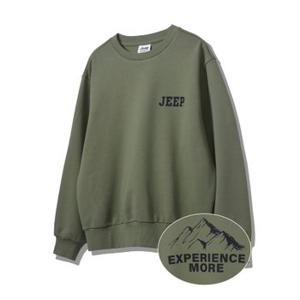 [JEEP]24S/S 지프 백 프린팅 맨투맨 JP1TSU899