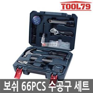 보쉬 66PCS 핸들툴 수공구세트 스패너 망치줄자 스크류드라이버