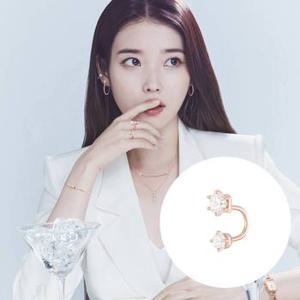 [아이유 PICK] WHITEMOND 14K 싱글 피어싱 (JJMBEQ1BF545R4P00)