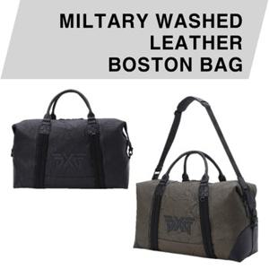 [카네정품] 23FW PXG MILTARY WASHED LEATHER 워싱 레더 보스턴백 (색상2가지)