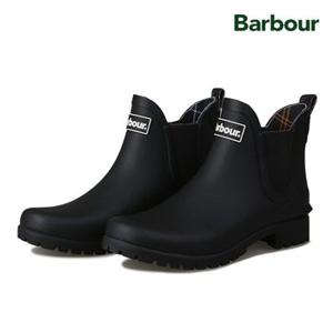 바버 BARBOUR 윌튼 웰링턴 숏 첼시 여성 레인부츠 장화 LRF0066BK11