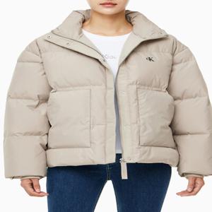 여성 숏랭스 스탠드 카라 푸퍼 다운 점퍼 J224676-PCF J224676PCF