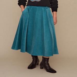 10주년 코듀로이 플레어 스커트