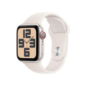 Apple 애플워치SE 40mm, GPS+Cellular (스타라이트 알루미늄, 스타라이트 스포츠밴드, S/M)-[MXGJ3KH/A]