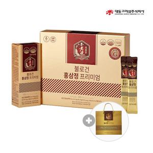 [본사_대동고려삼] 홍삼정 프리미엄 스틱(10ml x 30포)(1박스)/건강기능식품인증/쇼핑백증정