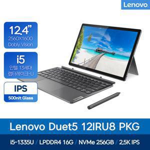 [레노버] Lenovo Duet5 12IRU 83B3001VKR /Intel® i5-1335U/16G/256G/12형 2.5K(2560x1600) IPS 500nits