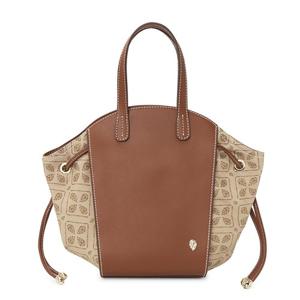 헬렌카민스키 얼루어 여성 토트백 BAG51680 JACQUARD LATTE CUOIO