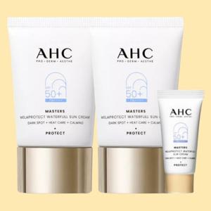 [VIP]AHC 선크림 썬크림 박세리 멜라프로텍트 워터풀 40ml 2개+7ml 1개