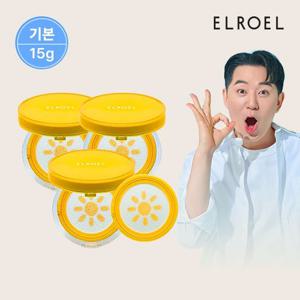 [기본] 엘로엘 파데프리 옐로우 팡팡 선쿠션 15g 본품3+리필1_ELROEL