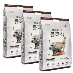 도그랑 클래식 5kg ×3개 전연령 애견사료