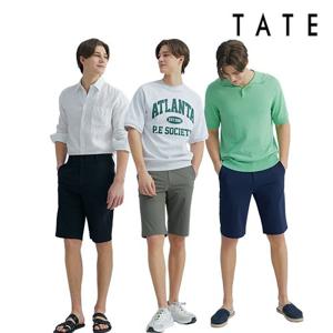 [런칭가 59,900원][TATE] 테이트 24SS 남성 에센셜 퍼포먼스 쿨 썸머 하프 슬랙스 3종