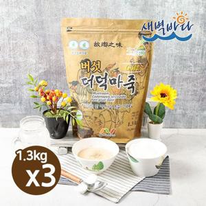 건강에 하루한잔 버섯더덕마죽 1.3kg x 3봉 건강죽