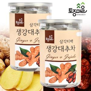 [토종마을]국산 생강대추차 30티백 (싱싱티백캔) X 2통 (60티백)