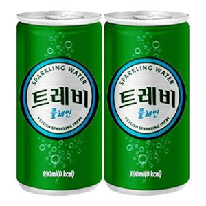 롯데 트레비 플레인 탄산수 190ml X 60캔