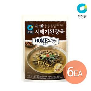 청정원 호밍스 사골시래기된장국 450g x 6개