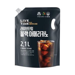 태웅 라이브타임 블랙 아메리카노 2.1L 2개