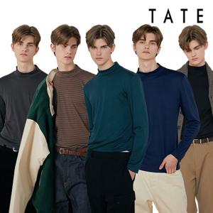 [TATE] 테이트 23FW 남성 MVS 소프트 웜 약기모 반하이넥 티 컬렉션 5종