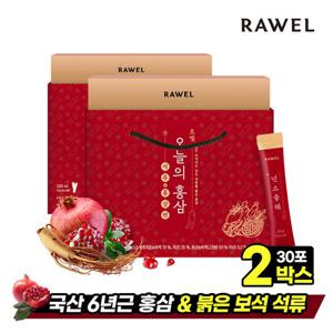 로엘 오늘의 석류&홍삼편 2박스, (10g x 30포)