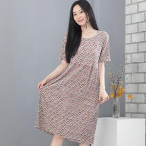 색상 랜덤발송 여자 꽃주름 쿨냉감 아이스 원피스 ops[WF06613]