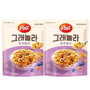 동서 포스트 그래놀라 블루베리 500g X 2개