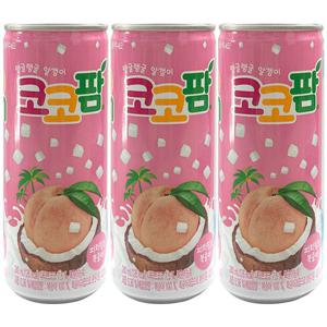 코코팜 피치핑크복숭아 240ml x 30캔 음료 음료수 과즙음료