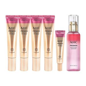 [AHC][홈쇼핑 최신상] AHC 아이크림 시즌 12 프리미어 앰플인 40ml 4개+12ml+로즈미스트