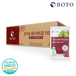 [보뚜] 유기농 레드비트즙 100포(실속포장) / (총 9,000ml)