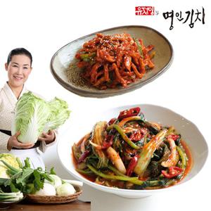 [식품명인 유정임] 열무얼갈이2kg+무말랭이무침1kg