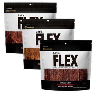 FLEX 애견간식 플렉스 육포 250g x2팩 이중지퍼팩