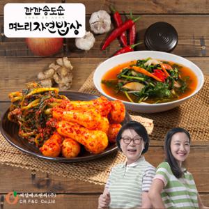 깐깐 송도순 총각김치 3kg+ 열무물김치 3kg