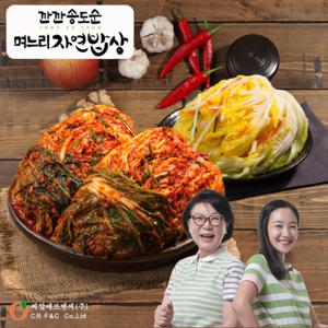 깐깐 송도순 포기김치 5kg+백김치 3kg