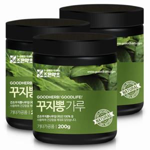 조은약초 프리미엄 꾸지뽕잎 가루 200g x 3통구성 (총 600g)