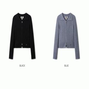 [후아유]후아유 여성 부클 집업 가디건 Collar Boucle Zip-up Cardiga_A WHCKE2331F