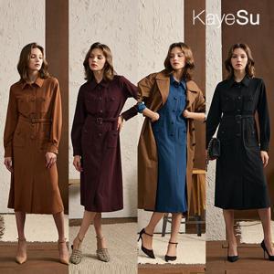 [KayeSu] 케이수 24FW 트리니티 퀼팅포켓 쥬얼버튼 드레스 1종