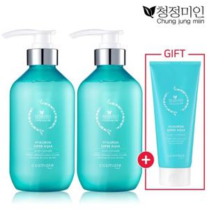 [청정미인] 히아루론 약산성 여성청결제 500g 2개+히아루론 폼클렌징 200g 증정