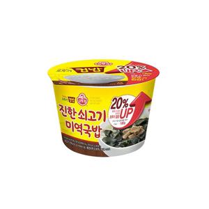 오뚜기 컵밥 진한쇠고기미역국밥 314g x 12개