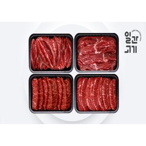 [일간고기][냉장]프리미엄 미국산 소고기 구이용 선물세트 4호 1.2kg(살,토,갈,부 300g씩)