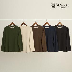 [St.Scott] 세인트 24FW 오가닉 블렌디드 바이오 코튼 슬럽 티셔츠 5종(남)