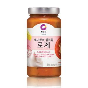 [청정원] 로제 스파게티소스 600g