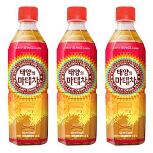 [코카콜라음료] 태양의 마테차 500ml x 24페트 차음료