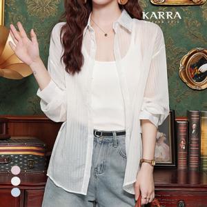 KARRA 펄시스루라인셔츠_A4M0678