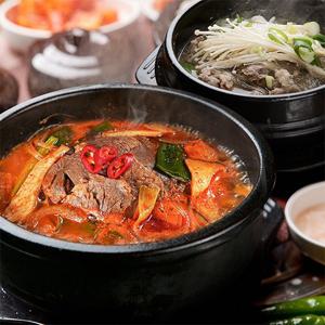 [무료배송 1+1] 국내산 육개장 소고기버섯 장터국밥 450g + 국내산 소고기 뚝배기불고기 등심불고기 500g