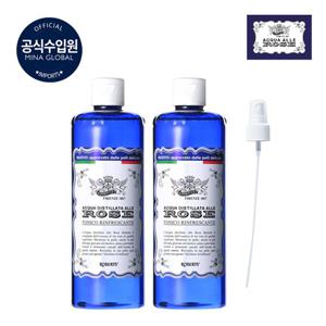 (아쿠아알레로제/추가적립) 로버츠 장미수 400ml x 2병 + 노즐