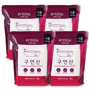 인블리스 구연산 3KG x4개