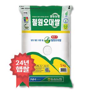 동송농협 철원오대쌀 5kg 24년 햅쌀